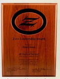 Custom Solid Wood Recognition Plaque (5