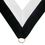 Blank Black/White Grosgrain Imported V Neck Ribbon - Medal Holder (32"x1 3/8"), Price/piece