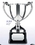 Custom Swatkins Endurance Heavy Cast Pattern Handle Trophy on Square Base / 8 1/2", Price/piece