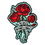 Blank No Rose Without A Thorn Pin, 7/8" W x 1 1/4" H, Price/piece