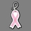 Custom 4Cp Ribbon Awareness Pink Bag Tag, Price/piece