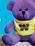 Custom 5" Q-Tee Brites Stuffed Purple Bear, Price/piece