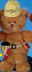Custom 10" Honey Brown Smitty Bear Stuffed Animal