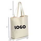 Custom 100% Cotton Canvas Tote Bag, 12