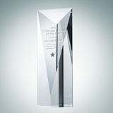 Custom Super Goldwell Optical Crystal Tower Award (Small), 8