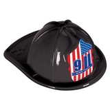 Custom Red Plastic 9*11 Never Forget Fire Hats (CLEARANCE)