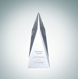 Custom Super Spire Optical Crystal Obelisk Award (Large), 12