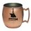 Custom 14 Oz. Stainless Steel Moscow Mule Mug W/ Built In Handle, Copper Coated, Price/piece