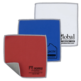 Custom 2-In-1 Spot Color Microfiber Cleaning Cloth And Towel, 6" W X 6" H