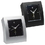 Custom Analog Desk Clock (Black), 3 3/4" W x 5" H x 1 3/8" D, Price/piece