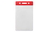 Custom Horizontal Top Load Color Bar Badge Holder 3.75"x2.63 - Red, Price/piece