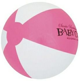 Custom 16" Inflatable Two Alternating Color Beach Ball