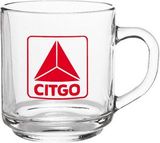 Custom 10 Oz. Handy Glass Mug
