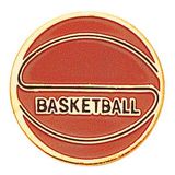 Blank Gold Enameled Pin (Basketball)