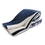 Blank Micro Mink Sherpa Blanket - Navy Blue (Overseas), 50" W X 60" L, Price/piece
