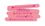 Custom Pink / white Emery Board standard size nail file 4.6" x .5", Price/piece