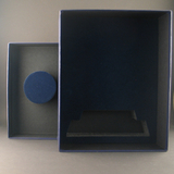Custom 306-74002  - Award Presentation Box with Die-Cut Foam Insert with Blue Flocking