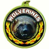 Custom TM Medal Series w/ Wolverines Scholastic Mascot Mylar Insert