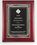 Blank Rosewood Plaque w/ Silver Engraving Plate & Embossed Border (9"x12"), Price/piece