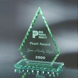 Custom Awards-optical crystal award/trophy 9 1/4 inch high, 7