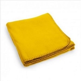 Blank Promo Fleece Throw Blanket - Gold, 50
