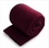 Blank Fleece Throw Blanket - Burgundy Red (Overseas) (50"X60"), Price/piece