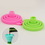Custom Folding Collapsible Silicone Funnel, 3.5" L x 3.4" W x 1.2" H, Price/piece