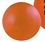 Blank 6" Inflatable Solid Orange Beach Ball