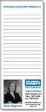 Custom 50 Page Magnetic Note-Pads with Black Imprint (3.375