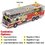 Custom Paper Ladder Fire Truck, 9.25" L x 2" W x 2.625" H, Price/piece