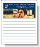 Custom 50 Page Magnetic Note-Pads with 4 Color Process (3.5