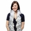 Blank 6' White Feather Boa With Silver Tinsel, Price/piece