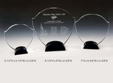Custom Stately Optical Crystal Award Trophy., 5.5