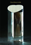Custom Heart Optical Crystal Award Trophy., 7