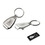 Custom Chrome Simplicity Bottle Opener Keytag with Gift Case, 3 1/4" L x 1 1/4" W, Price/piece