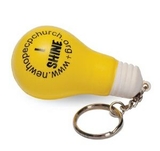 Custom Light Bulb Key Chain Stress Reliever Toy