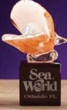 Custom Scallop Shell w/ Pearl Award (4.75