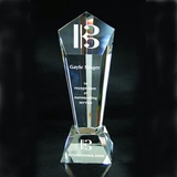 Custom Crystal Vision Award (Sandblast), 10
