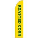 Blank Roasted Corn 3' x 15' Half Drop Feather Flag