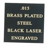 Custom Black Brass Engraving Sheet Stock (12