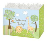 Blank Welcome Baby Large Basket Box, 10 1/4