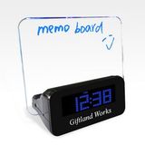 Custom Memo Alarm Clock W/ Memo Board, 2.5