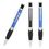 Custom Blue Saratoga Ballpoint Click Pen, Price/piece
