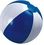 Custom 16" Inflatable Alternating Blue & White Beach Ball, Price/piece