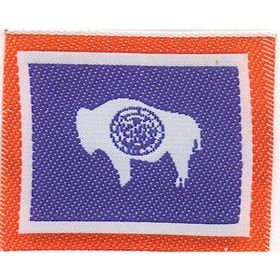 Custom Woven State Flag Applique - Wyoming