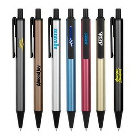 Custom Colorful Series Metal Ballpoint Pen, 0.55" L x 0.44" W