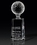 Custom Optical Crystal Golf Pedestal Award (2 3/4"X9 1/4"X2 3/4"), Price/piece