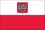 Custom Poland w/ Eagle Nylon Outdoor Flags of the World (5'x8'), Price/piece