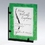 Custom Green Border Rectangle Recycled Glass Award w/ Recycled Iron Base, 7" W x 10" H, Price/piece