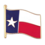 Blank Texas State Flag Pin